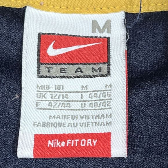 Vintage Nike Sweatshirt Womens Size Medium Navy Blue West Virginia Half Zip 1765 - Picture 11 of 13